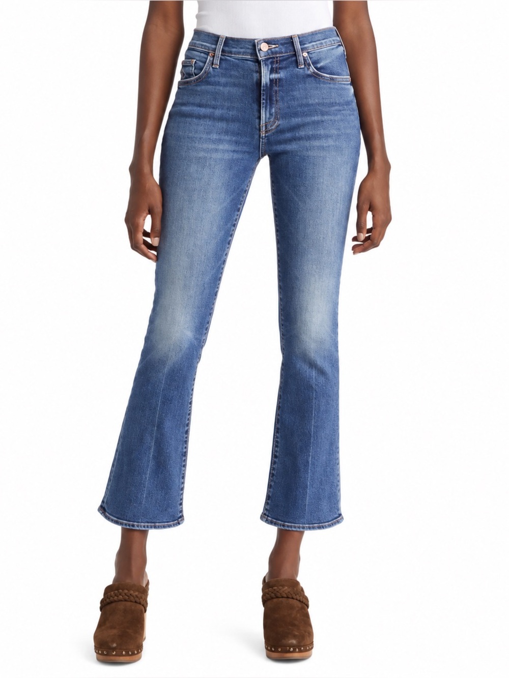Mother The Outsider Ankle Jeans In Walking On Coals
